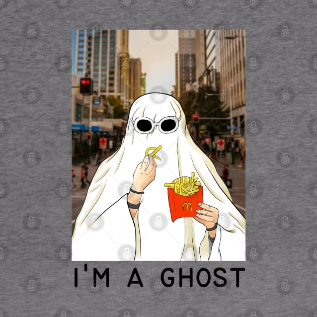 Ghost tiktok trend halloween by Elsieartwork